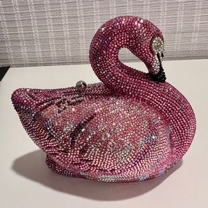 Judith Leiber Flamingo Bag Brand New Never Worn